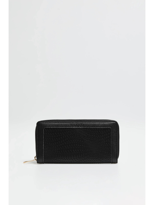 Moodo Портмоне с цип черно Moodo