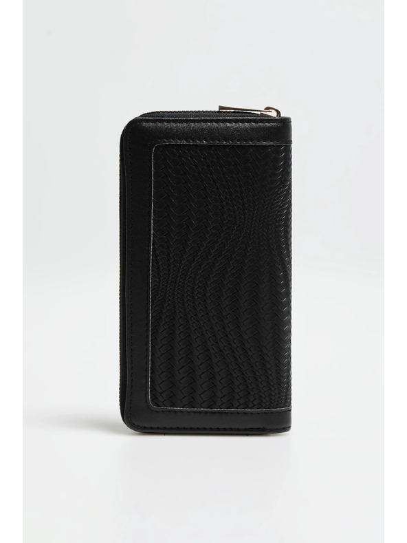 Moodo Портмоне с цип черно Moodo