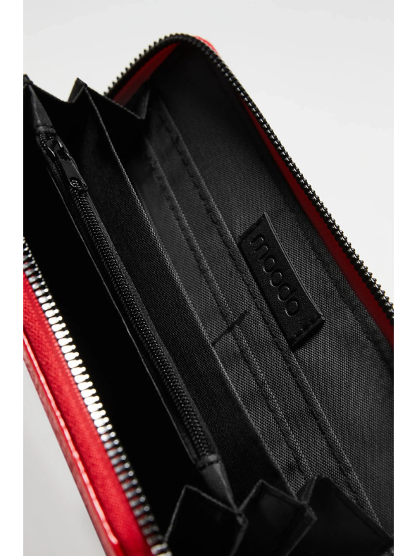 Moodo Портмоне с висулка червено Moodo