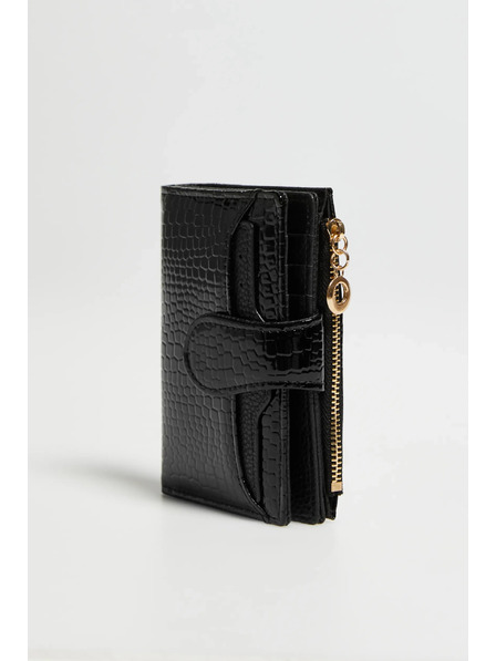 Moodo Портмоне с животински десен черно Moodo