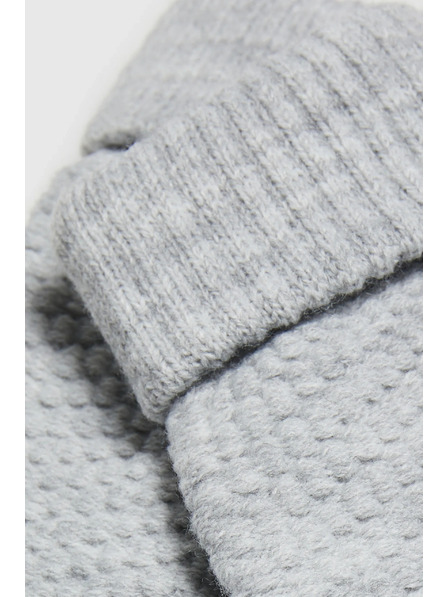 Moodo Плетени сиви ръкавици Moodo