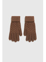 Moodo Плетени бежови ръкавици Moodo