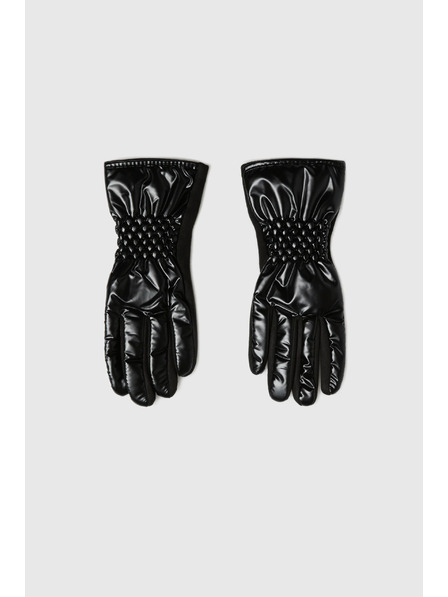 Moodo Ръкавици от изкуствена кожа черни Moodo