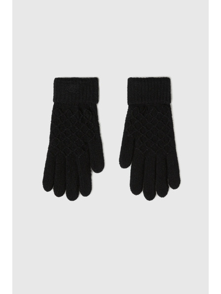Moodo Черни плетени ръкавици Moodo