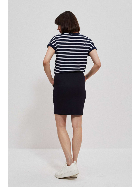 Moodo Права пола до коляното тъмносиня Moodo