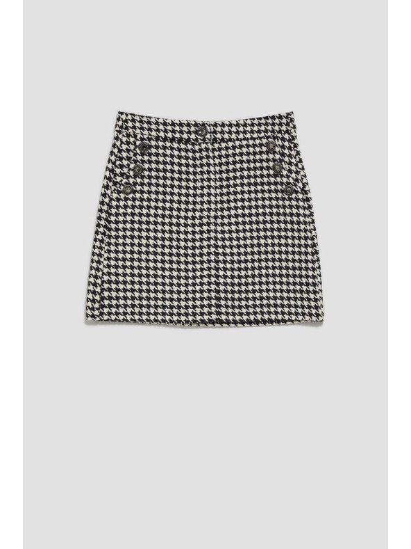 Moodo Черно-бяла пола пепит Moodo