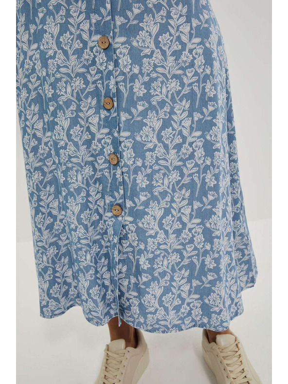 Moodo Лиоцелова пола с цветен принт Moodo