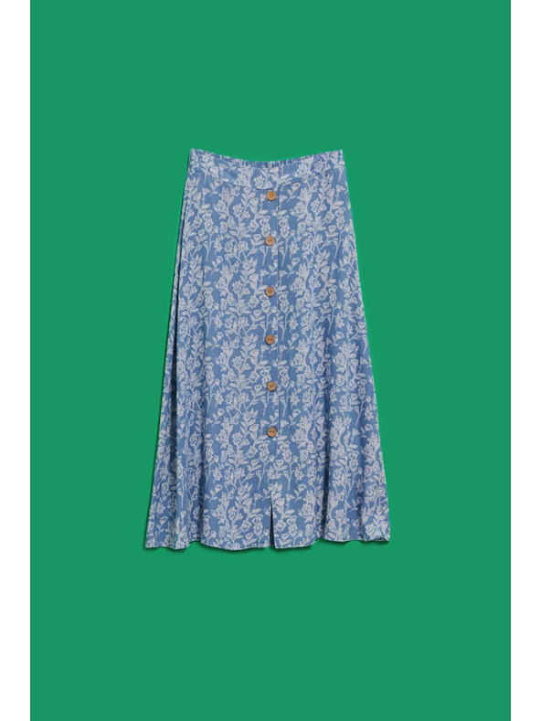 Moodo Лиоцелова пола с цветен принт Moodo