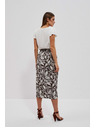 Moodo Щампована пола с връзване в талията Moodo