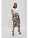 Moodo Щампована пола с връзване в талията Moodo