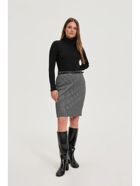 Moodo Пола с пепит десен сива Moodo