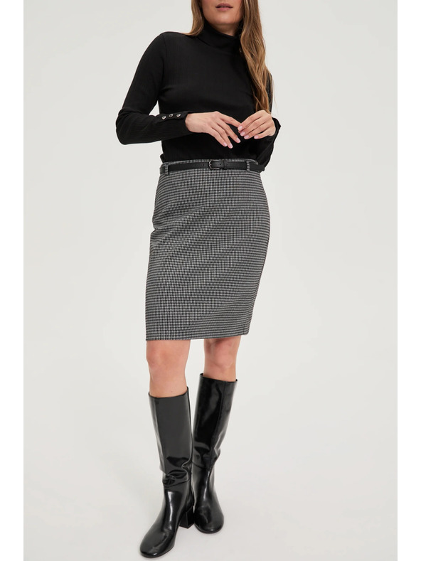 Moodo Пола с пепит десен сива Moodo