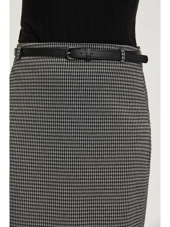 Moodo Пола с пепит десен сива Moodo