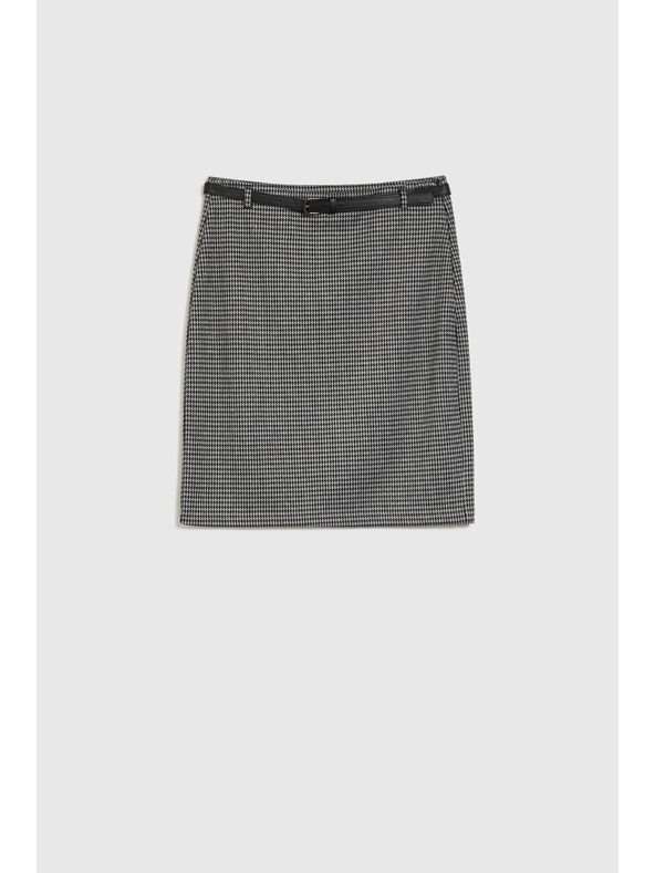 Moodo Пола с пепит десен сива Moodo