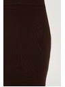 Moodo Плетена кафява пола Moodo
