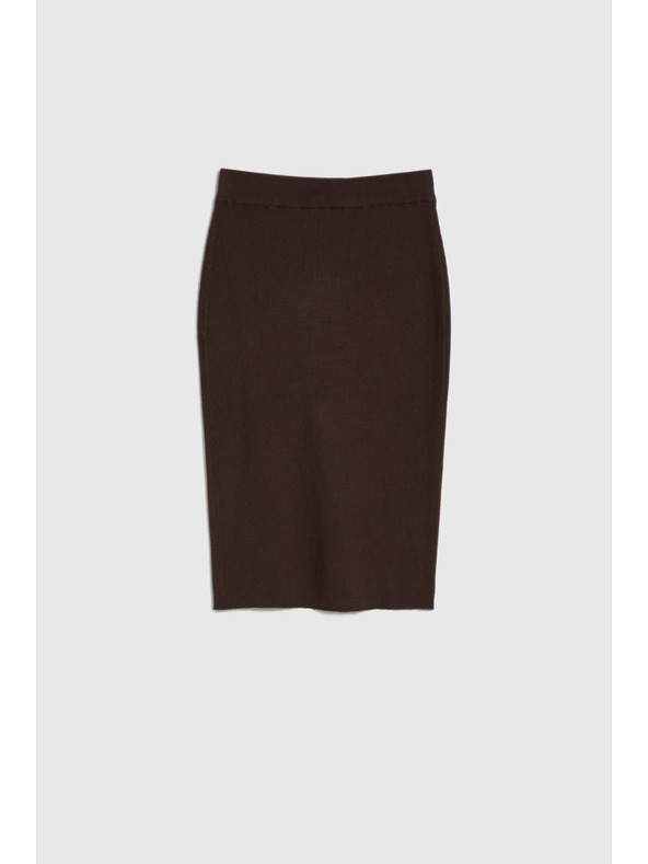 Moodo Плетена кафява пола Moodo