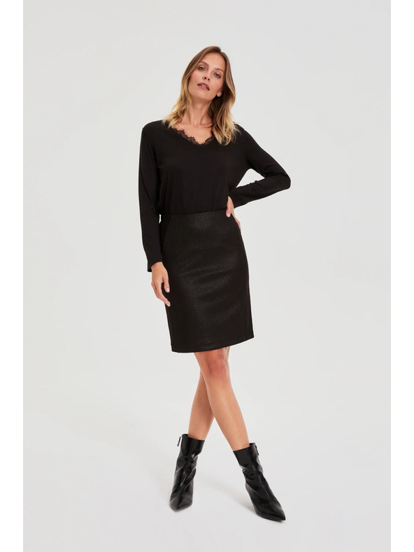 Moodo Моливковидна пола черна Moodo