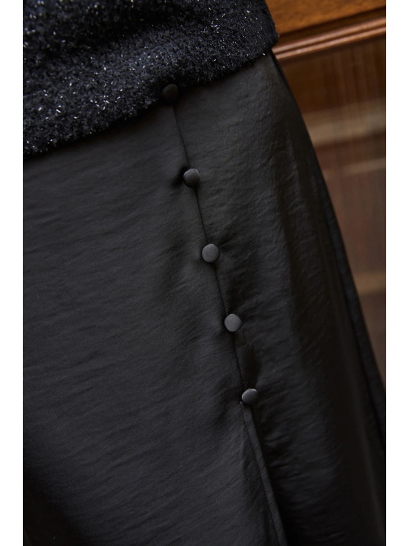 Moodo Миди пола черна Moodo