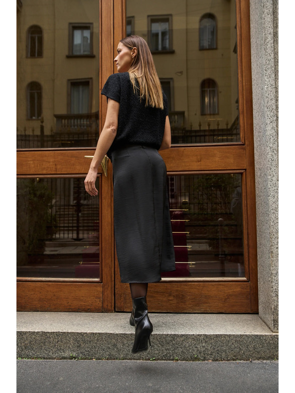 Moodo Миди пола черна Moodo