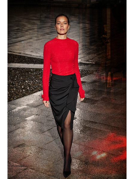 Moodo Черна пола с воланти Moodo