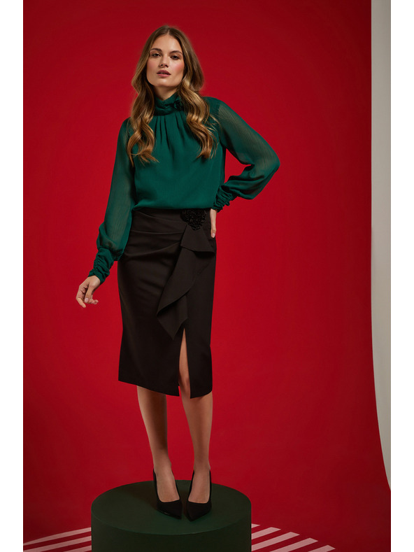 Moodo Черна пола с воланти Moodo