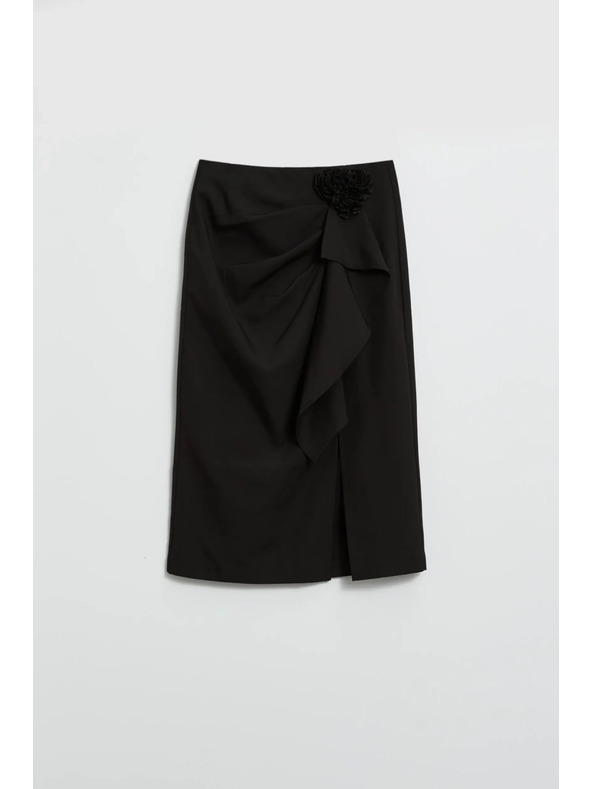 Moodo Черна пола с воланти Moodo