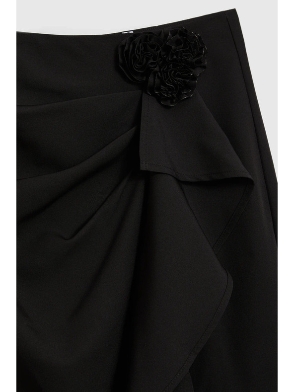 Moodo Черна пола с воланти Moodo