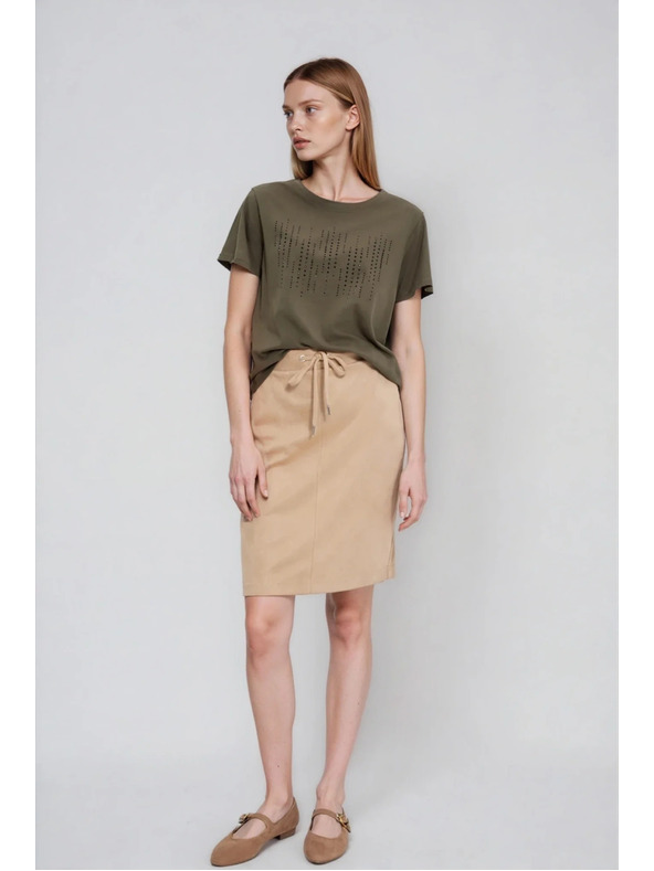 Moodo Бежова проста пола Moodo