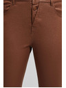 Moodo Восъчни тесни панталони кафяви Moodo