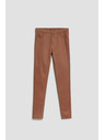 Moodo Восъчни тесни панталони кафяви Moodo