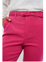 Moodo Розови цигарени панталони с колан Moodo