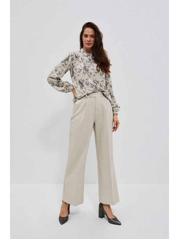 Moodo Пясъчни панталони с широки крачоли Moodo