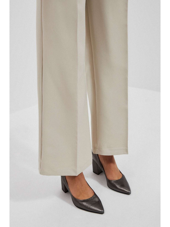 Moodo Пясъчни панталони с широки крачоли Moodo