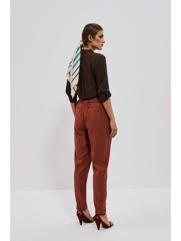 Moodo Вискозни панталони с права крачол Moodo