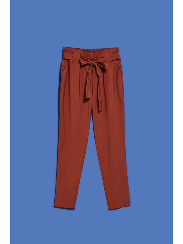 Moodo Вискозни панталони с права крачол Moodo