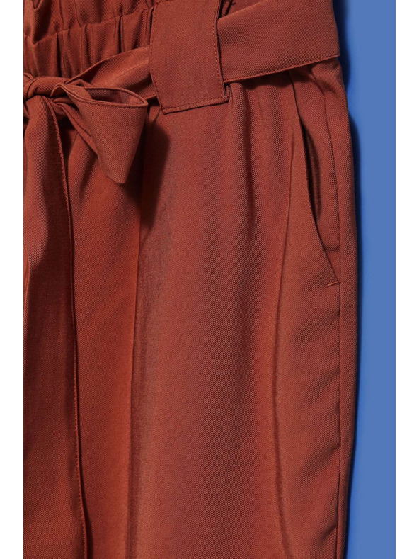 Moodo Вискозни панталони с права крачол Moodo