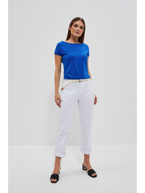 Moodo Бели чино панталони Moodo