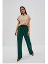 Moodo Малахитови панталони с широки крачоли Moodo