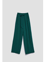 Moodo Малахитови панталони с широки крачоли Moodo
