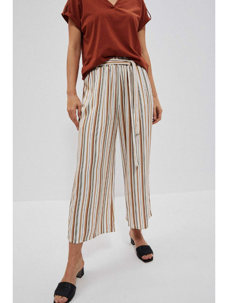 Moodo Перлени раирани панталонки-пола Moodo