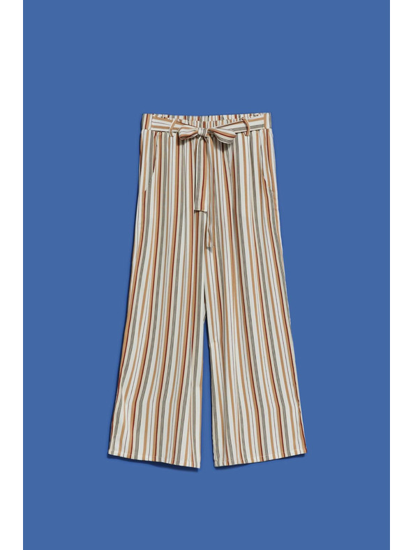 Moodo Перлени раирани панталонки-пола Moodo