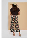 Moodo Щампосани калготки кюлоти тъмнобежови Moodo