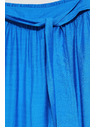 Moodo Лазурни панталони с широки крачоли Moodo