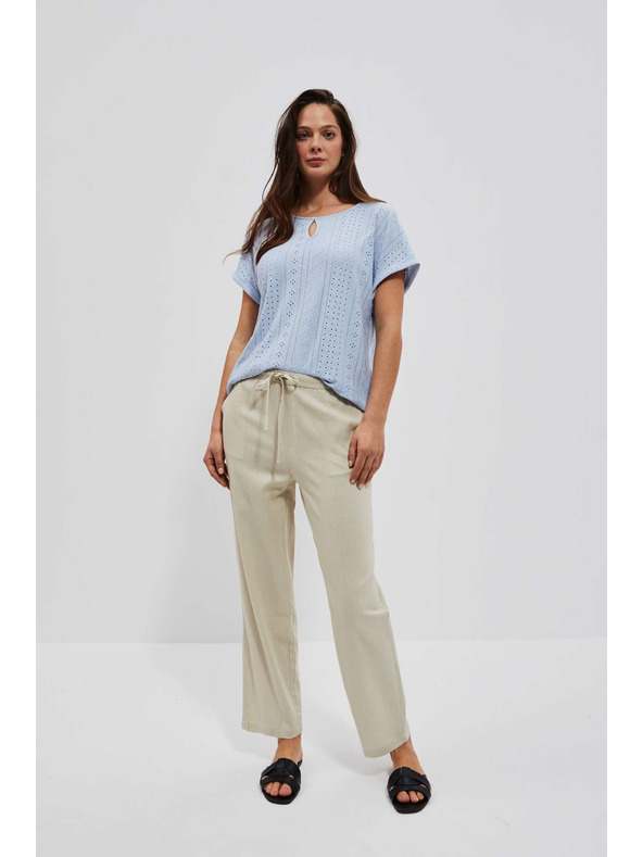 Moodo Пясъчни панталони с права крачол Moodo