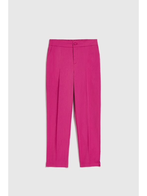Moodo Фуксия панталони с прави крачоли Moodo