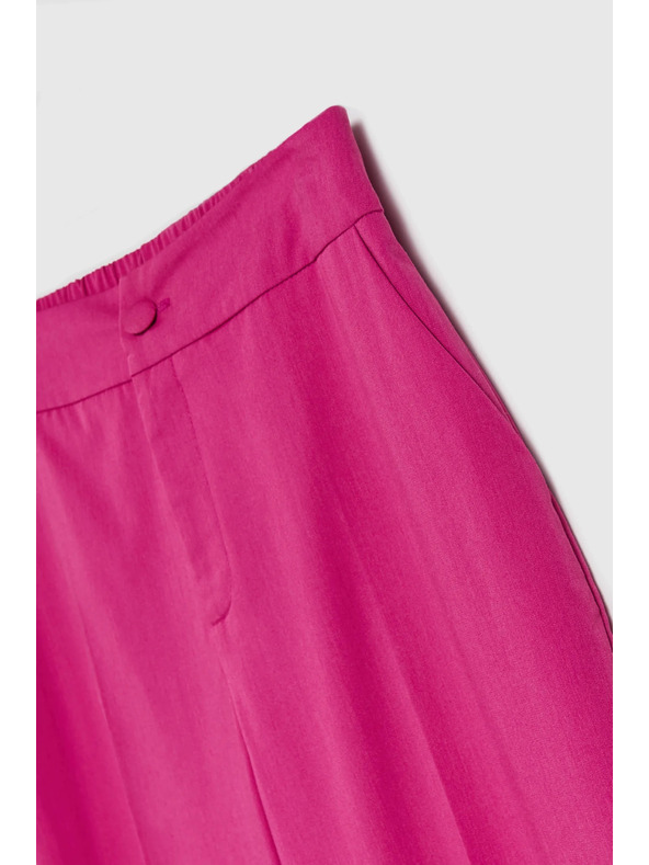 Moodo Фуксия панталони с прави крачоли Moodo