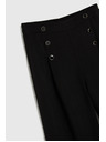 Moodo Черни панталонки-пола с копчета Moodo
