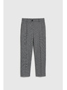 Moodo Сиви панталони с пепит десен Moodo