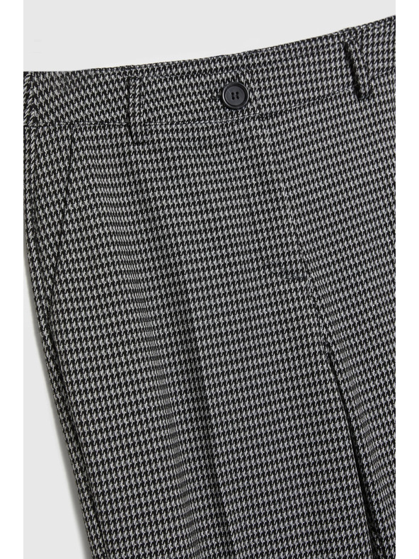 Moodo Сиви панталони с пепит десен Moodo