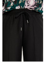 Moodo Черни панталони с широки крачоли Moodo